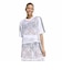 KZ4764　W LACE SS JERSEY　*WHITE/BLACK　716470-0001