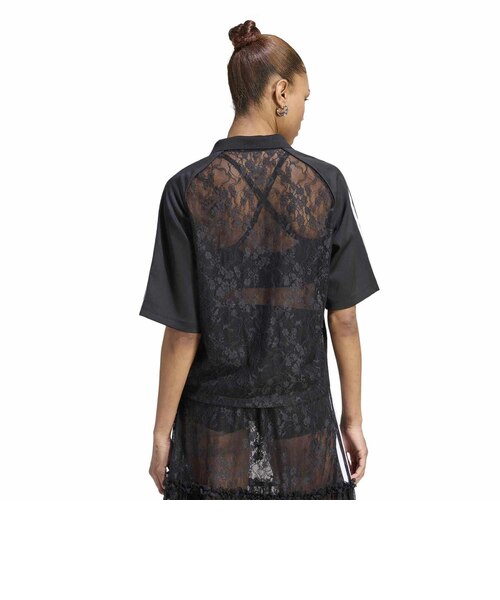 KZ4763 W LACE SS JERSEY *BLACK/WHITE 716469-0001｜エービーシー