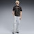 637291　M GRAPHIC VINTAGE WASH TEE　01BK　717899-0001