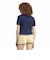 KR7059　W CABLE KNIT CALI TEE POLO　NIGHTINDIGO　716414-0001