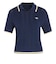 KR7059　W CABLE KNIT CALI TEE POLO　NIGHTINDIGO　716414-0001