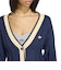 KT1859　W CABLE KNIT CARDIGAN　NIGHTINDIGO　715732-0001