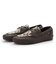 VN000Z96DRB　2-EYELET BOAT SHOE　PONY HAIR D.BRN　709587-0001