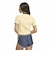 KT1862　W CABLE KNIT CALI TEE POLO　WARMVANILLA　715734-0001