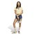 KT1862　W CABLE KNIT CALI TEE POLO　WARMVANILLA　715734-0001