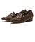 W5079　PUFF HEEL LFR 3.5　DK.BROWN　704588-0004