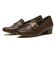 W5079　PUFF HEEL LFR 3.5　DK.BROWN　704588-0004