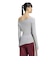 LE8311　W ASYMETRIC TOP(BADIGIRL)　MGREYHEATHER　716542-0001