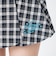 126K3151001　W CHECK BALLOON SKIRT　NAVY　715456-0001