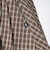 126K3151001　W CHECK BALLOON SKIRT　ORANGE　715456-0003