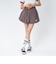 126K3151001　W CHECK BALLOON SKIRT　RED　715456-0002