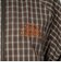 126K3090801　W CHECK ZIP BLOUSON　ORANGE　715455-0003