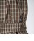 126K3090801　W CHECK ZIP BLOUSON　ORANGE　715455-0003