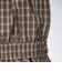 126K3090801　W CHECK ZIP BLOUSON　ORANGE　715455-0003