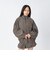 126K3090801　W CHECK ZIP BLOUSON　ORANGE　715455-0003