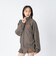 126K3090801　W CHECK ZIP BLOUSON　ORANGE　715455-0003