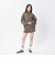 126K3090801　W CHECK ZIP BLOUSON　ORANGE　715455-0003