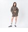 126K3090801　W CHECK ZIP BLOUSON　ORANGE　715455-0003
