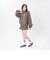 126K3090801　W CHECK ZIP BLOUSON　ORANGE　715455-0003