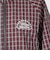 126K3090801　W CHECK ZIP BLOUSON　RED　715455-0002