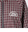 126K3090801　W CHECK ZIP BLOUSON　RED　715455-0002