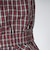 126K3090801　W CHECK ZIP BLOUSON　RED　715455-0002