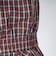 126K3090801　W CHECK ZIP BLOUSON　RED　715455-0002