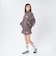 126K3090801　W CHECK ZIP BLOUSON　RED　715455-0002