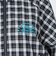 126K3090801　W CHECK ZIP BLOUSON　NAVY　715455-0001
