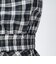 126K3090801　W CHECK ZIP BLOUSON　NAVY　715455-0001