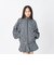 126K3090801　W CHECK ZIP BLOUSON　NAVY　715455-0001