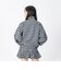 126K3090801　W CHECK ZIP BLOUSON　NAVY　715455-0001
