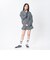 126K3090801　W CHECK ZIP BLOUSON　NAVY　715455-0001