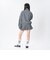 126K3090801　W CHECK ZIP BLOUSON　NAVY　715455-0001