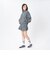126K3090801　W CHECK ZIP BLOUSON　NAVY　715455-0001