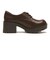 W5089　VOLUME OXFORD 6.5　BROWN　714005-0002