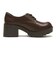W5089　VOLUME OXFORD 6.5　BROWN　714005-0002
