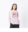 126K3020001　W authentic PT LS-TSHIRT　PINK　715452-0003