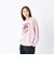 126K3020001　W authentic PT LS-TSHIRT　PINK　715452-0003