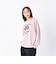 126K3020001　W authentic PT LS-TSHIRT　PINK　715452-0003