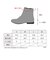 W3069　RIB KNIT BOOTS5　BLACK　714308-0001
