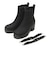 W3072　BELT SIDE GORE SHORT BOOTS8　BLACK　713963-0001