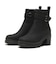 W3072　BELT SIDE GORE SHORT BOOTS8　BLACK　713963-0001