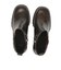 W3072　BELT SIDE GORE SHORT BOOTS8　DK BROWN　713963-0002