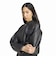 KQ6433　W PLEATHER SST TRACKTOP　BLACK/MAROON　716057-0001