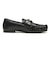 JE-2211　MOCCASIN COIN LOAFERS　BLACK　718950-0001