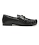 JE-2211　MOCCASIN COIN LOAFERS　BLACK　718950-0001