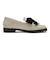 JE-1112　VELVET RIBBON LOAFERS　IVORY　718951-0002