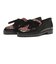 JE-1112　VELVET RIBBON LOAFERS　BLACK　718951-0001