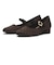 JE-3102　MARY JANE PUMPS 3　BROWN DOT　718948-0002